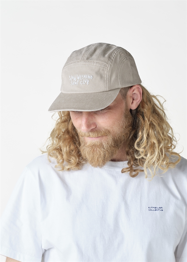 Klitmøller Collective Lowen five panel cap - Cashew